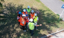 Prise de mesure avec le systeme RTK