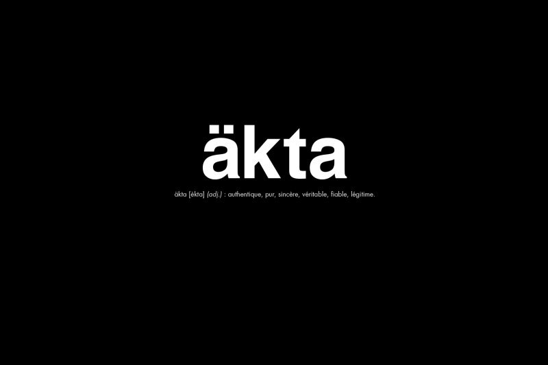 äkta